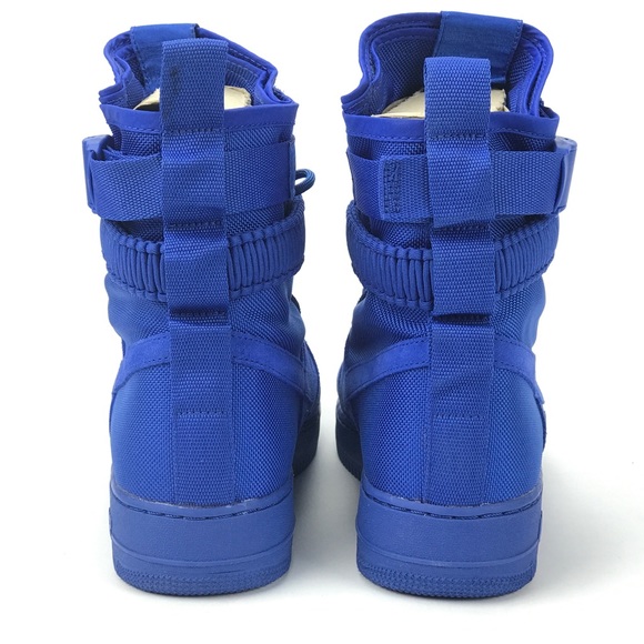 Nike Air Mens SF AF1 Game Royal Blue Boots Sz 9-13 - Picture 3 of 8